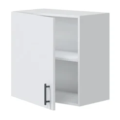 Cucina completa lineare 240 cm componibile bianco lucido rovere Kimera 2