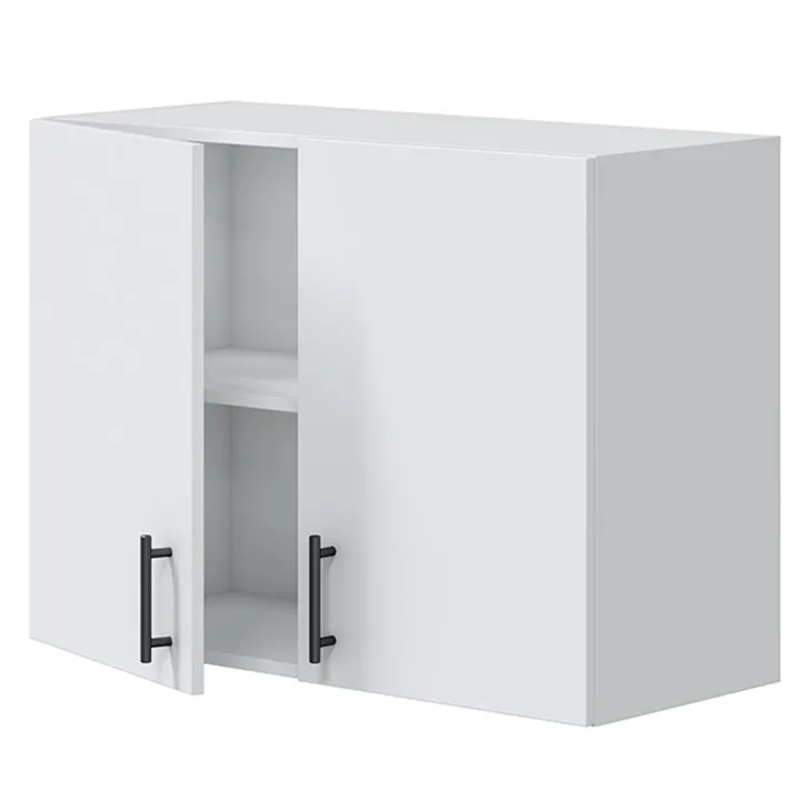 Cucina completa lineare 240 cm componibile bianco lucido rovere Kimera 2