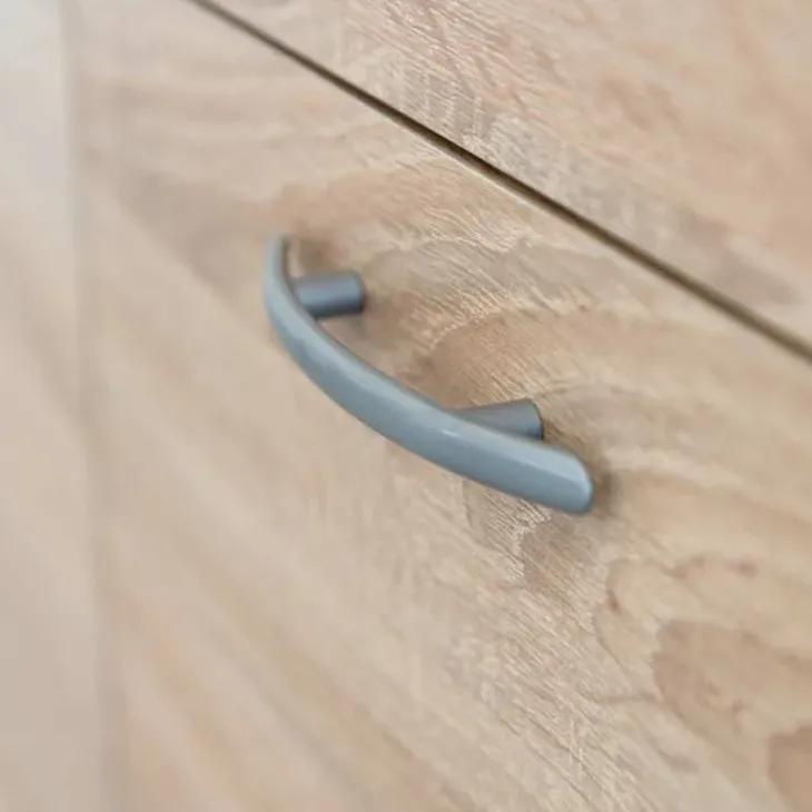Cucina lineare 240cm completa componibile moderna rovere sonoma Dalia
