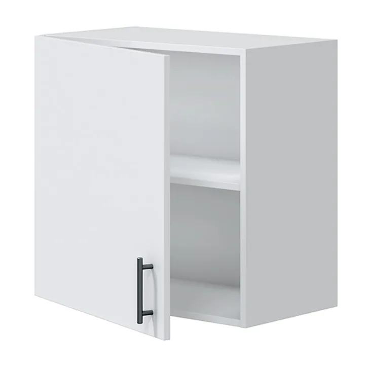 Cucina lineare 220 cm componibile bianco lucido rovere Kimera 4