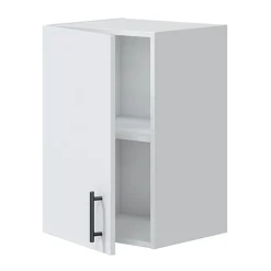 Cucina lineare 160 cm componibile bianco lucido rovere Kimera 5
