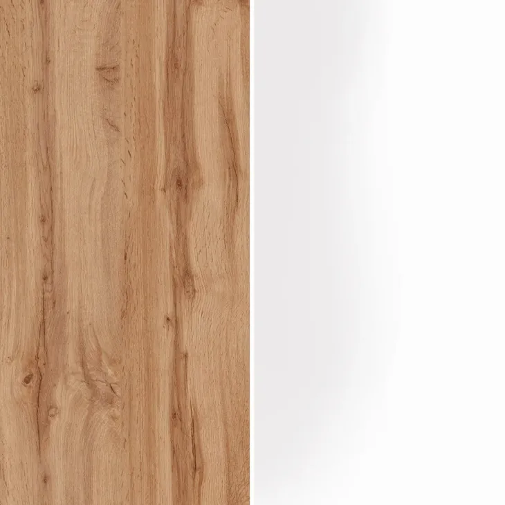 Dispensa cucina bassa 30x85h cm scorrevole bianco rovere Gourmet