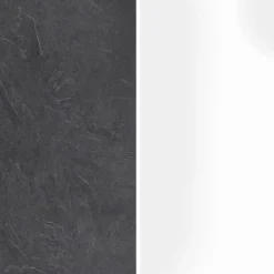 Dispensa cucina 60x165h cm 4 ripiani bianco grigio pietra Gourmet