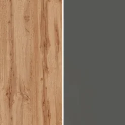 Dispensa cucina 60x165h cm 4 ripiani antracite rovere Gourmet
