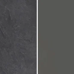 Dispensa cucina 60x165h cm 4 ripiani antracite grigio pietra Gourmet