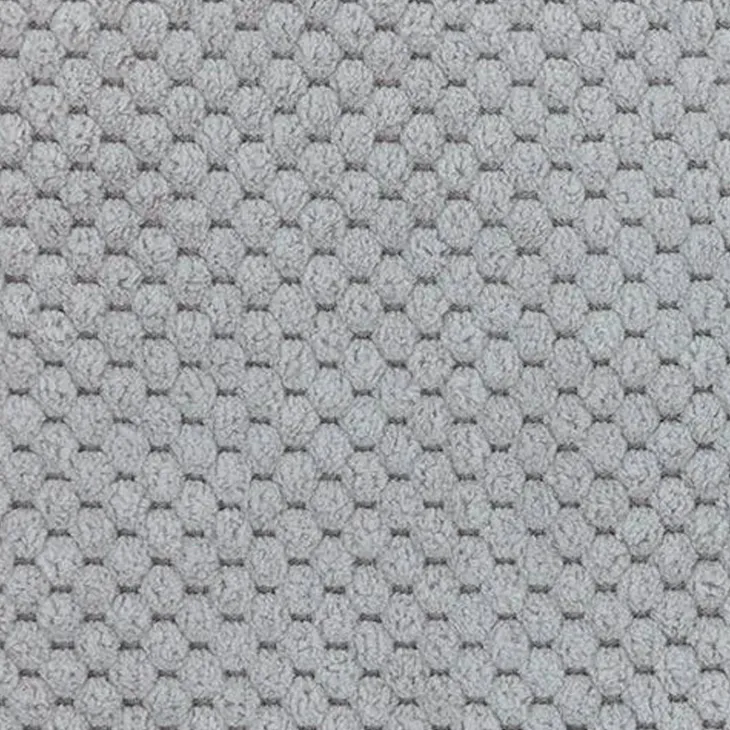 Divano letto angolare destro 3 posti 276x158cm tessuto grigio Angle