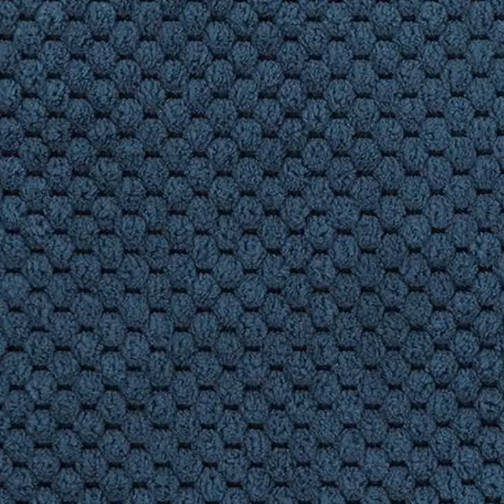 Divano letto angolare destro 3 posti 276x158cm tessuto blu Angle