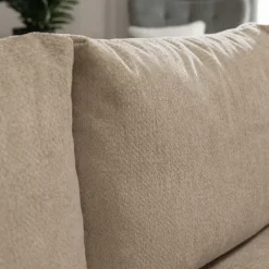 Divano letto angolare reversibile 3 posti 267x185cm box contenitore beige sabbia Sottovoce