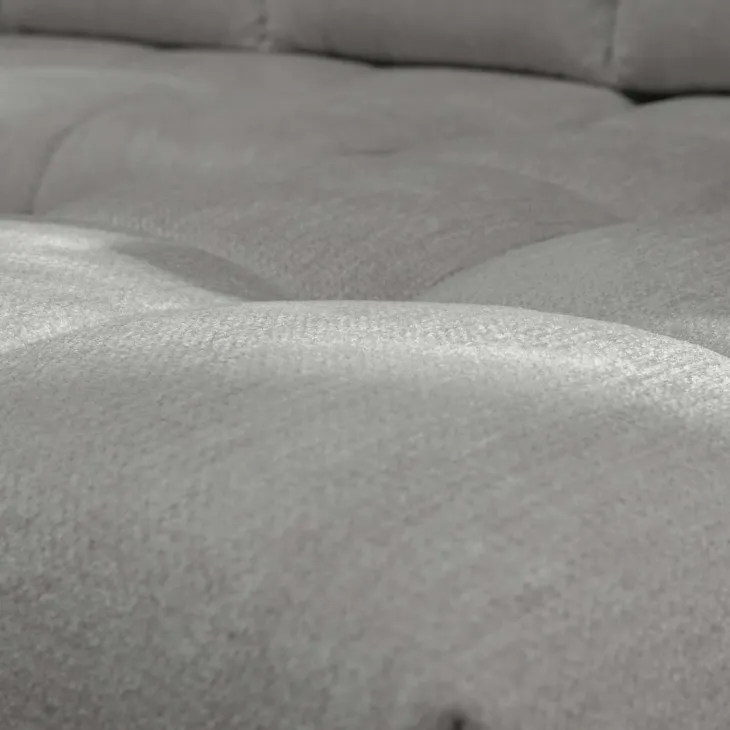 Divano letto angolare reversibile 3 posti 267x185cm box contenitore grigio Sottovoce