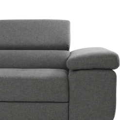 Divano letto angolare sinistra imbottito 274x203cm grigio Bormio