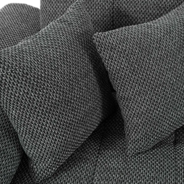 Divano letto angolare sinistra 5 posti 350x205cm grigio scuro Agliana