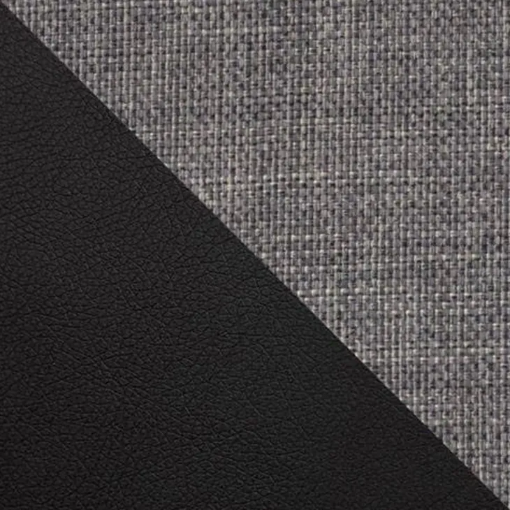 Divano letto matrimoniale angolare reversibile 3 posti 274cm grigio nero Apollina