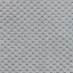 Divano letto matrimoniale 3 posti 251x95cm tessuto grigio Pluffy