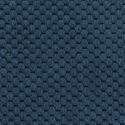 Divano letto matrimoniale 3 posti 251x95cm tessuto blu Pluffy
