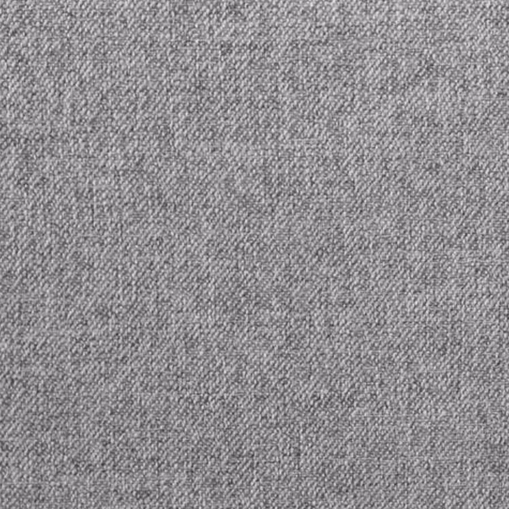 Divano letto 3 posti 153cm imbottito in tessuto grigio Isidore