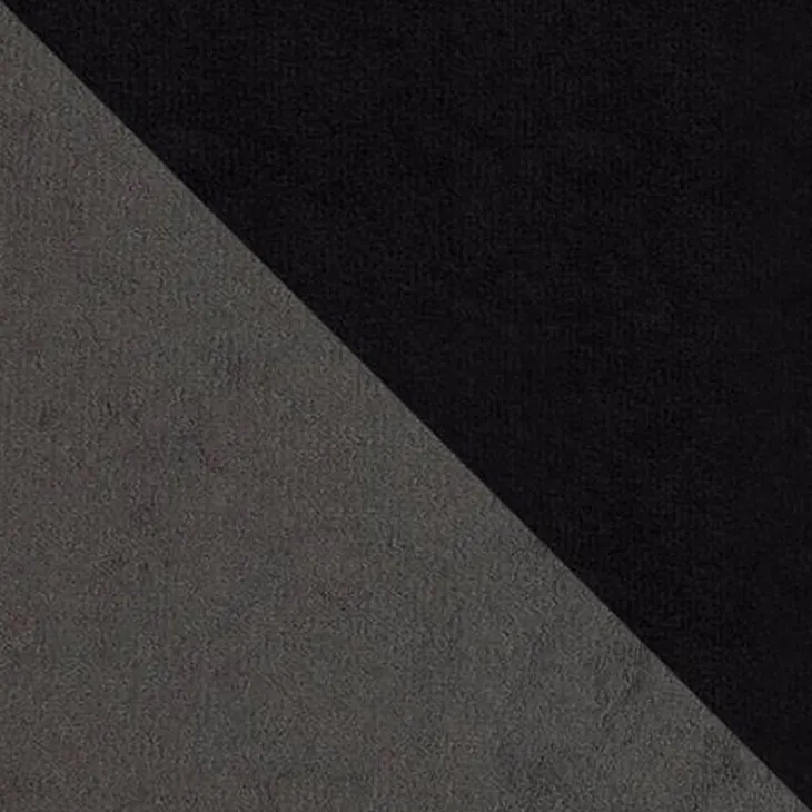 Divano letto 3 posti reversibile 240x140cm matrimoniale angolare grigio nero Appia