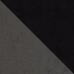 Divano letto 3 posti reversibile 240x140cm matrimoniale angolare nero grigio Appia