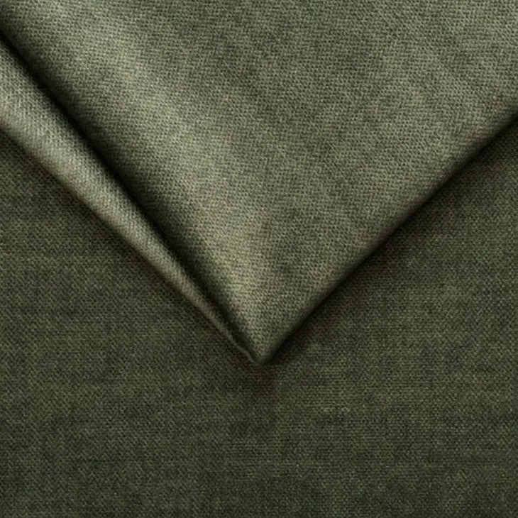 Divano letto regolabile angolare destra 5 posti 280x214cm tessuto verde Snuggity