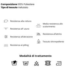 Divano letto regolabile angolare sinistro 5 posti 353x214cm tessuto grigio scuro Calmora