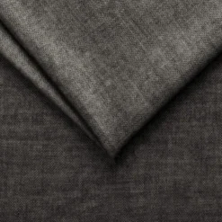 Divano letto regolabile angolare sinistro 5 posti 353x214cm tessuto grigio scuro Calmora