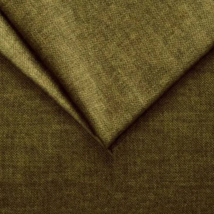 Divano letto regolabile angolare sinistra 4 posti 288x182cm tessuto verde oliva Loungey