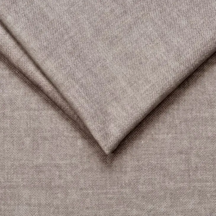 Divano letto regolabile angolare destra 5 posti 280x214cm tessuto tortora Snuggity