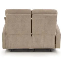 Divano moderno 2 posti reclinabile 128cm tessuto beige Denar 2
