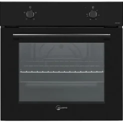 Forno statico da incasso 60x58cm con ventola di raffreddamento nero Atlantic