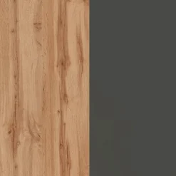 Isola cucina centrale 125x90cm antracite piano rovere Gourmet
