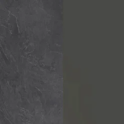 Isola cucina centrale 125x90cm antracite piano grigio pietra Gourmet