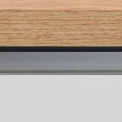 Isola cucina centrale 200x90 cm 4 ante bianco piano rovere Gourmet