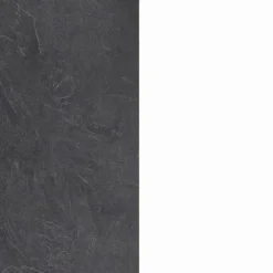 Isola cucina centrale 200x90 cm 4 ante 4 cassetti bianco piano grigio pietra Gourmet