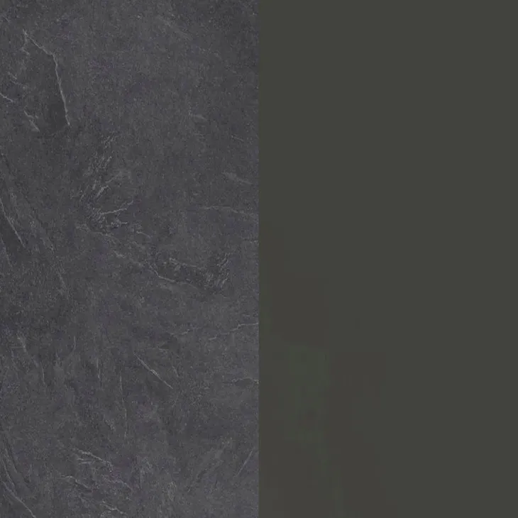 Isola cucina centrale 200x90 cm 4 ante 4 cassetti antracite piano grigio pietra Gourmet