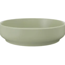 Lavabo bagno da appoggio ø40cm ceramica verde Lolli
