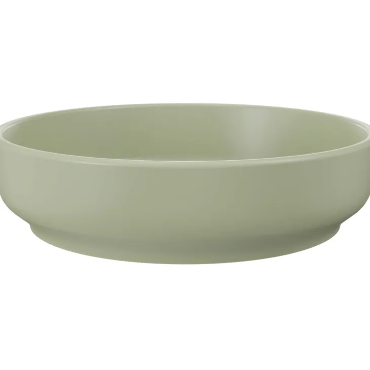 Lavabo bagno da appoggio ø40cm ceramica verde Lolli