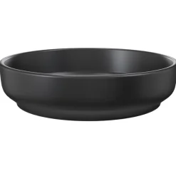 Lavabo bagno da appoggio ø40cm ceramica nero Lolli