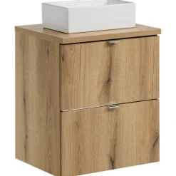 Lavabo bagno da appoggio 35x22cm ceramica bianco Puky