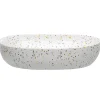 Lavabo bagno da appoggio 60x42cm ceramica bianco Pollok
