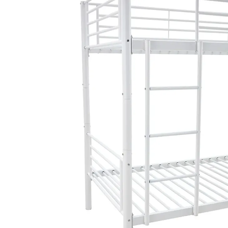 Letto a castello con 2 letti singoli 90x200cm bianco Rodin
