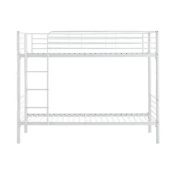 Letto a castello con 2 letti singoli 90x200cm bianco Rodin