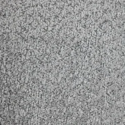 Letto alla francese 140x200cm con rete contenitore imbottito tessuto bouclé grigio Aluna