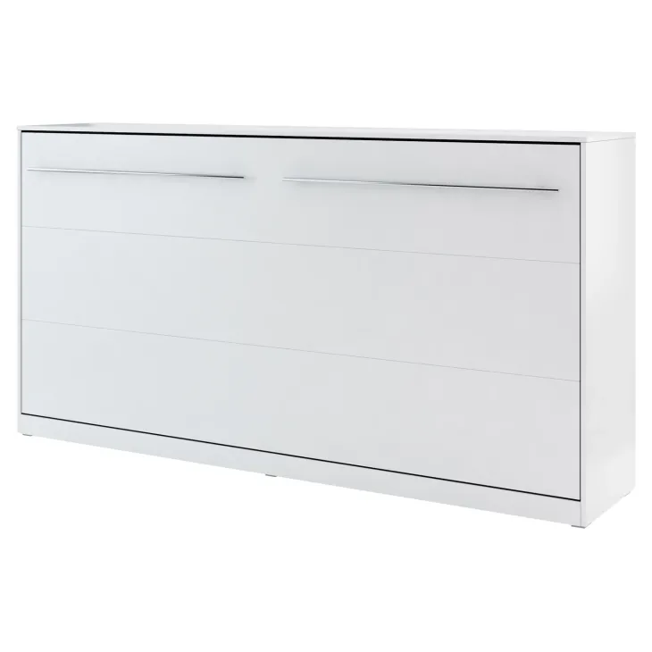 Letto a scomparsa orizzontale 90x200 cm singolo bianco Chimera