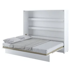 Letto a scomparsa orizzontale 160x200 cm matrimoniale bianco Camelio