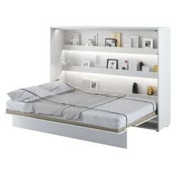 Letto a scomparsa orizzontale 160x200 cm matrimoniale bianco Camelio