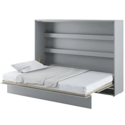 Letto a scomparsa orizzontale 160x200 cm matrimoniale grigio Camelio
