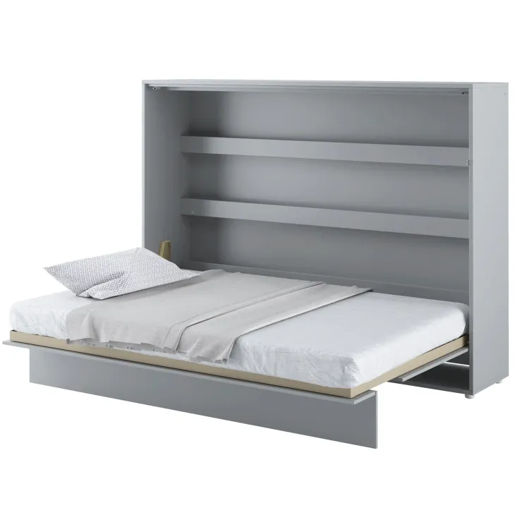 Letto a scomparsa orizzontale 160x200 cm matrimoniale grigio Camelio