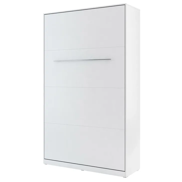 Letto a scomparsa verticale 120x200 cm una piazza e mezza bianco Chimera