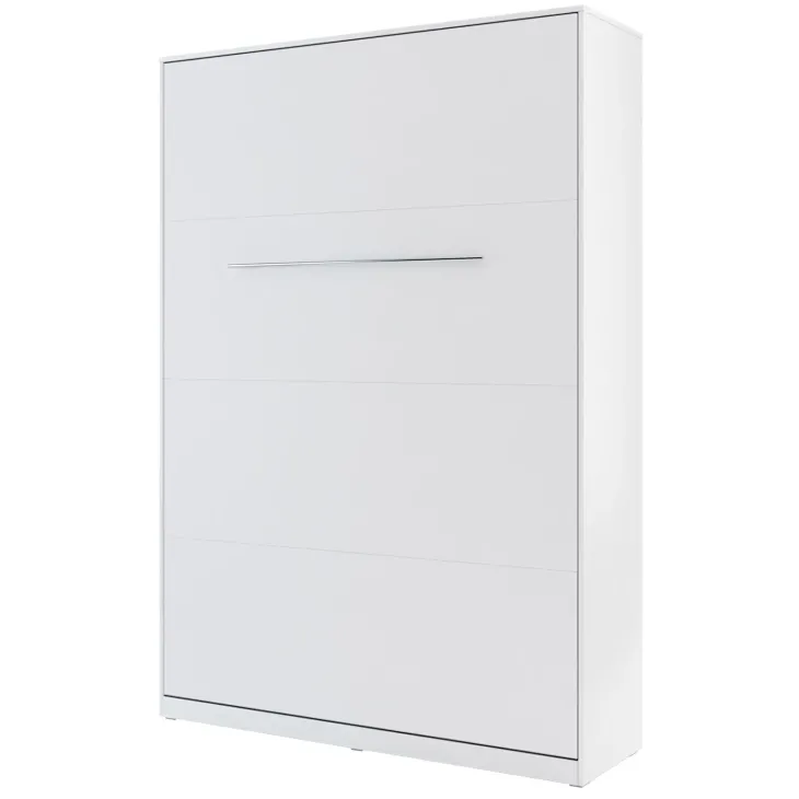 Letto a scomparsa verticale 140x200 cm alla francese bianco Chimera