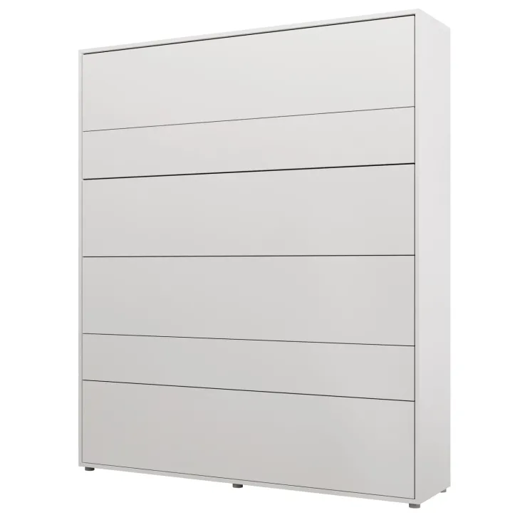 Letto a scomparsa verticale 180x200 cm matrimoniale oversize bianco Camelio