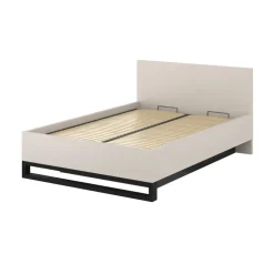 Letto contenitore matrimoniale 160x200cm beige cashmere Petra